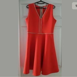 Reed Women's A Line Dress orange Career Wear